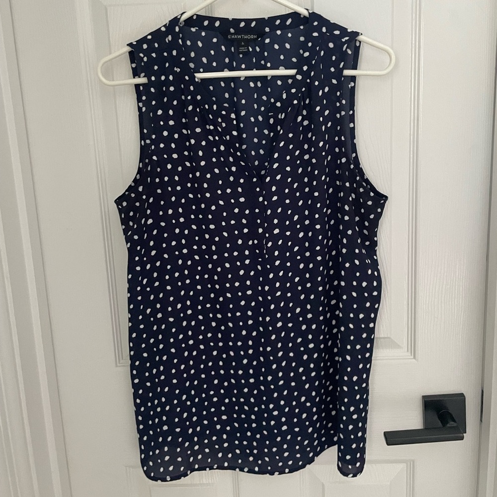 Navy white shell